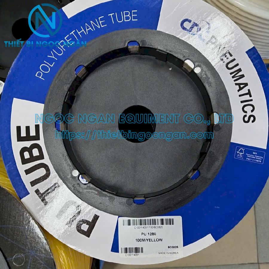 Ống Khí Nén Màu Vàng Phi 12 PU 1280 YL