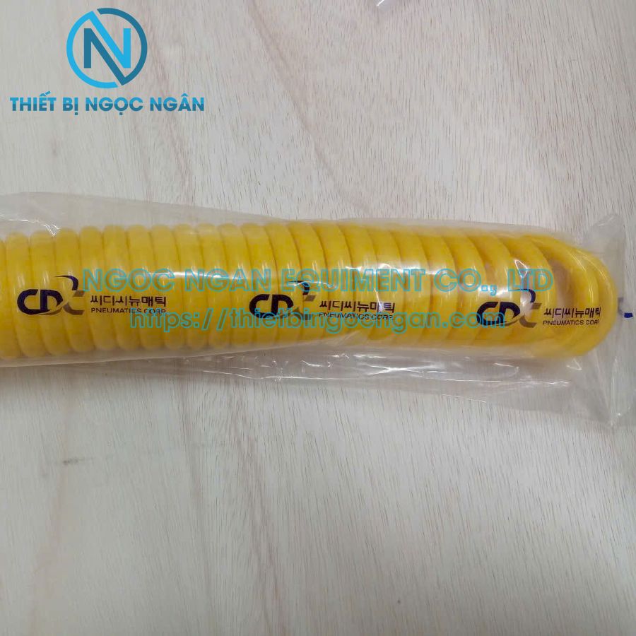 Ống Khí Xoắn Màu Vàng UC 1065-5 YL - Ảnh 2