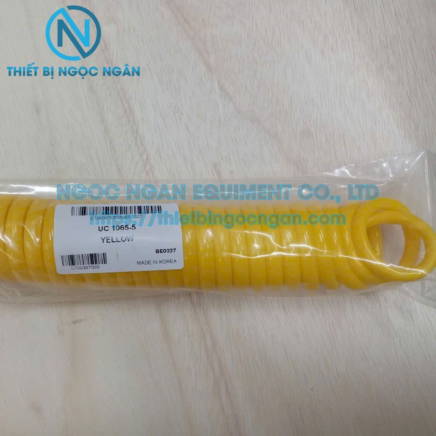 Ống Khí Xoắn Màu Vàng UC 1065-5 YL
